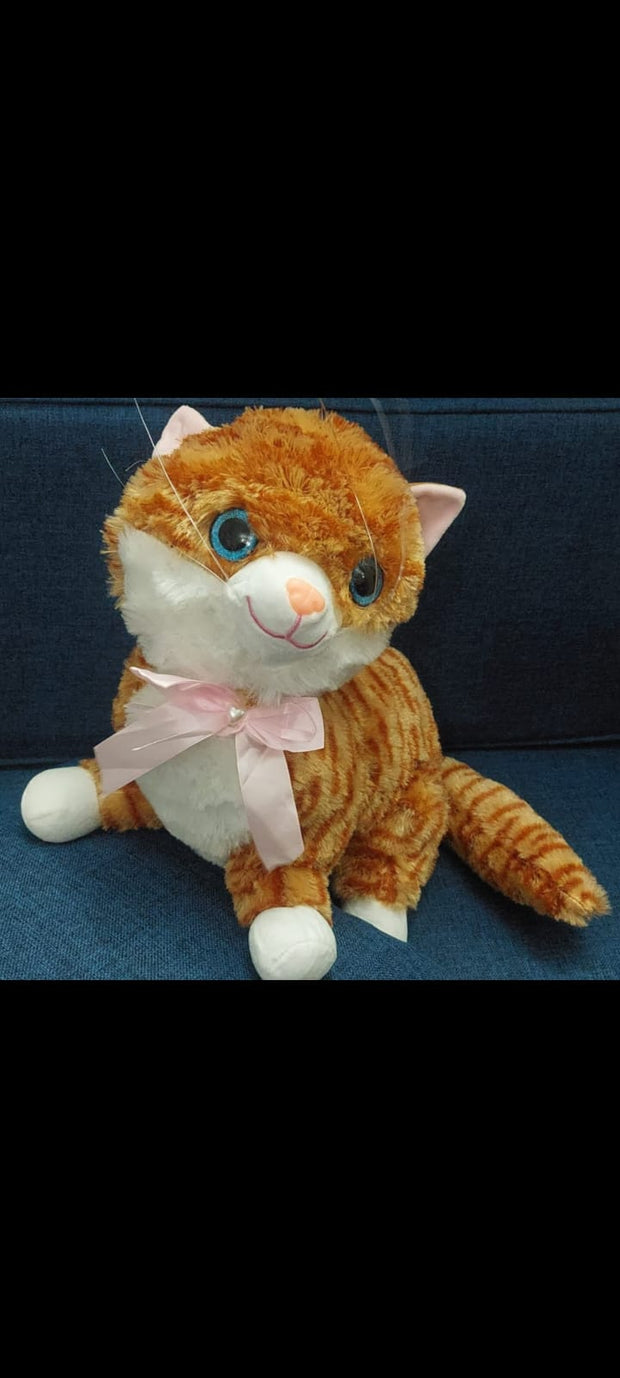 LG2 SITTING CAT 3 COLORS   45CM LARGE