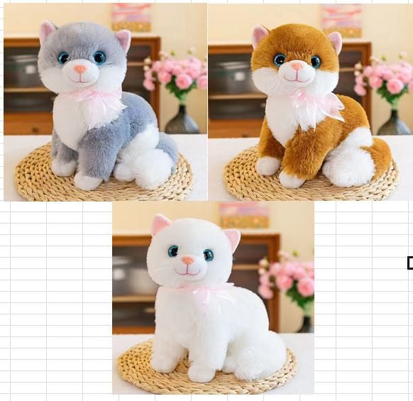 LG2 SITTING CAT COLORS 45CM LARGE